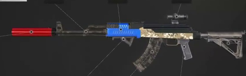 AK-47 の分解図