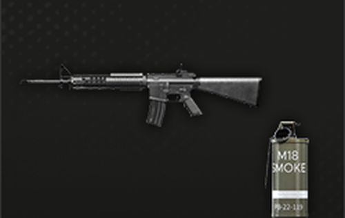 一等兵 でもらえる M16A4 + Smoke