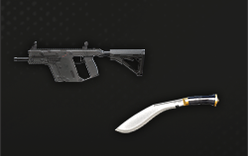 上等兵 でもらえる KRISS + Kukri